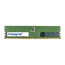 Integral 16GB PC RAM MODULE DIMM DDR5 4800MHZ PC5-38400 UNBUFFERED NON-ECC 1.1V 2GX8 CL40 INTEGRAL 16GB PC RAM MODULE DIMM DDR5 4800MHZ PC5-38400 UNBUFFERED NON-ECC 1.1V 2GX8 CL40