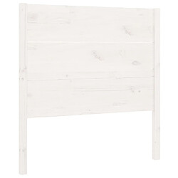 vidaXL Tête de lit Blanc 106x4x100 cm Bois massif de pin