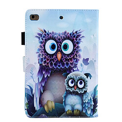 Avis Etui en PU Animal Series porte-cartes chouettes pour votre Apple iPad mini 4/3/2/1