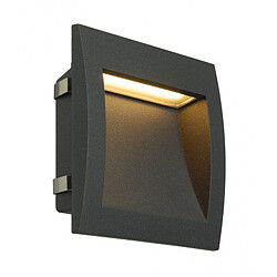 Slv DOWNUNDER OUT LED L, encastré mural anthracite, LED 0,96W 3000K