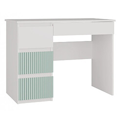 Vivaldi Bureau de Gauche Blues Blanc Menthe 98 cm