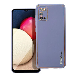 etui forcell cuir coque en cuir pour samsung galaxy a03s bleu