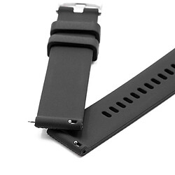 vhbw bracelet silicone noir L compatible avec Samsung Galaxy Watch 42mm (SM-R815)