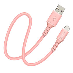 Connexion USB Type C DCU Tecnologic - USB vers 2.0 - 1m - Couleur Rose