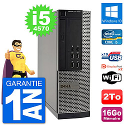 PC Dell OptiPlex 7020 SFF Intel i5-4570 RAM 16Go Disque Dur 2To Windows 10 Wifi - Occasion