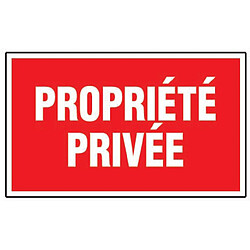 Panneaux de signalisation rectangulaires Outibat Propriété privée