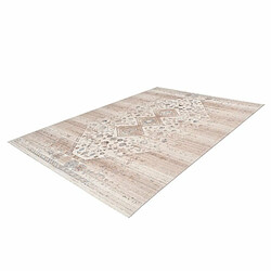 Acheter Paris Prix Tapis Vintage à Poils Courts Baroque XI Beige 120 x 170 cm