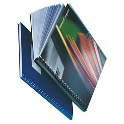 Leitz 10972 Lot de 100 reliures spirale en plastique A4 16 mm pour 145 pages (Noir)