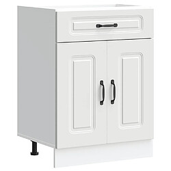 vidaXL Armoire de cuisine Kalmar blanc bois d'ingénierie