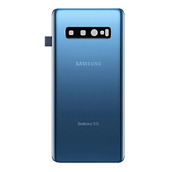 Cache batterie Samsung Galaxy S10 Façade arrière Original Samsung bleu