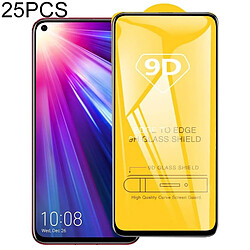 Wewoo Film de verre trempé de plein écran de 25 PCS 9D entièrement collé pour Huawei Honor View 20