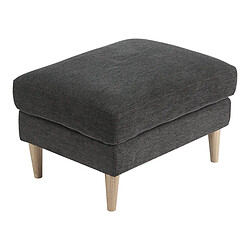 Avis EPIKASA Pouf Bologna, Gris, Tissu, 52x68x42 cm