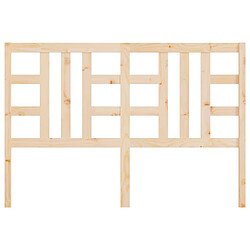 Acheter Maison Chic Tête de lit scandinave pour lit adulte,Meuble de chambre 146x4x100 cm Bois massif de pin -MN47881