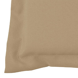 Decoshop26 Coussin de banc de jardin Beige 100 x 50 x 3 cm DEC021753 pas cher