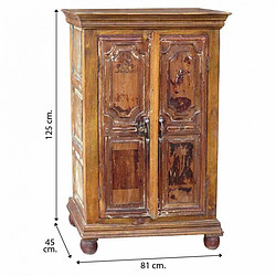 Acheter Armoire Alexandra House Living Bois de manguier 45 x 125 x 81 cm