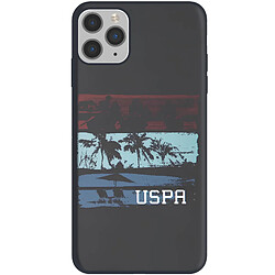 Us Polo U.S Polo Coque pour iPhone 11 Pro Max Tricolor Summer Antichoc Noir