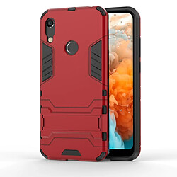 Wewoo Coque PC + TPU antichoc pour Huawei Y6 2019avec support rouge