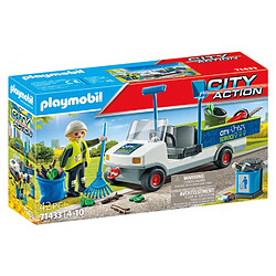 Playmobil® 71433 Agent entretien avec véhicule électrique