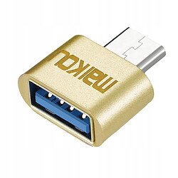 GUPBOO Prise de convertisseur d'adaptateur Micro USB OTG vers USB,JL286