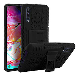 Avizar Coque Samsung Galaxy A70 Protection Hybride Antichoc Rigide Support Vidéo Noir