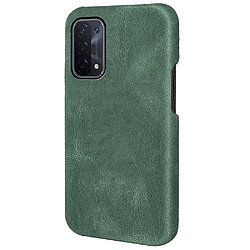 Coque en TPU + PU anti-griffes, vert pour votre Oppo A54 5G/A93 5G/A74 5G