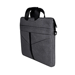 Avis Wewoo Sacoche ordinateur 14,1 pouces respirant sac à bandoulière pour portable de poche avec fermeture à glissière (gris foncé)