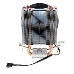 Acheter Universal Tuyau thermique en alliage d'aluminium PC CPU refroidissement ventilateur de refroidissement(Le noir)