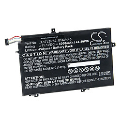 vhbw Batterie compatible avec Lenovo ThinkPad E485, E485-20KU000NGE, E490, E490-20N8000RGE laptop (4000mAh, 11,1V, Li-polymère)