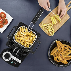 Avis Totalcadeau Friteuse à témoin lumineux 1,5 L 1000W Acier inoxydable pas cher