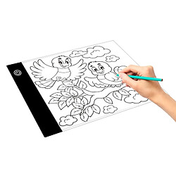 Wewoo Tablette graphique 2.2W 5V LED Trois niveaux de luminosité Acrylique USB Copie planches Dimmable A5 Anime Sketch Drawing Sketchpad