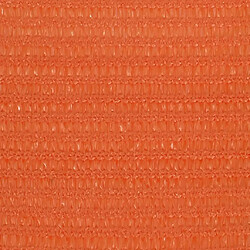 Avis ComfortXL Voile D'ombrage 160 G/m² Orange 3,5x3,5x4,9 M Pehd