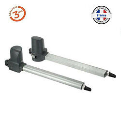 Acheter Europe Automatisme Kit de motorisation à 2 battants, double vantaux EA B370 - 2 vérins télescopiques pour portail battant 5m x 500kg Max