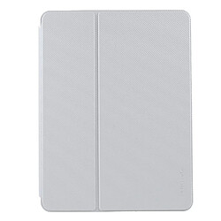 Etui en PU X-LEVEL texture en fibre de carbone avec support et porte-crayon gris pour votre iPad 9.7-pouces (2017)/(2018)/Air (2013)/Air 2/Pro 9.7 pouces (2016)