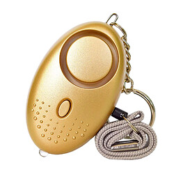 Safe Sound Personal Alarm 130DB Security Alarm Keychain Pour Les Femmes D'or