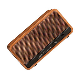 Yonis Enceinte Bluetooth Vintage Puissante Et Élégante Bois Haut-Parleur Portable