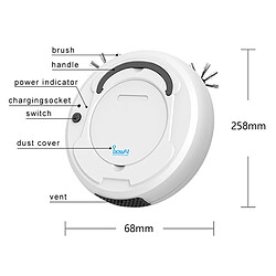 Avis Universal Nettoyeur robotisé Nettoyeur à vide Ménager automatique Ménager Sec et humide Sols Nettoyeur intelligent Rechargeable Balayage Balayage Scanner Inhalation Tool