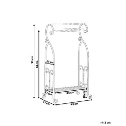 Avis Beliani Porte-serviettes LINARES Métal Gris