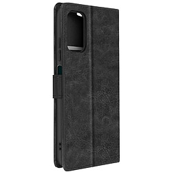 Avizar Housse pour Redmi Note 10/Note 10s Vintage Porte-carte Support Noir