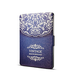 Wewoo Etui à fleurs européen imprimé vigne horizontal Flip en cuir PU pour Amazon Kindle Paperwhite 1 & 2 & 3 avec sommeil / réveil