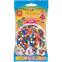 HAMA Perles en sachet - 10 couleurs