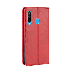 Acheter Wewoo Housse Coque Étui en cuir à boucle magnétique avec rétro pour Crazy Horse Texture horizontale Galaxy M30avec support et fentes cartes et cadre photo Rouge