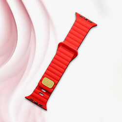 Acheter Avizar Bracelet pour Apple Watch 41mm / 40mm / 38 mm Silicone Souple et Doux Rouge