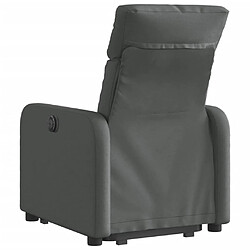 Acheter Maison Chic Fauteuil Relax pour salon, Fauteuil inclinable Gris foncé Tissu -GKD14260