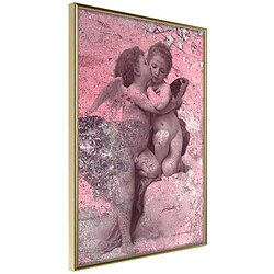 Paris Prix Affiche Murale Encadrée Innocent Love 20 x 30 cm Or