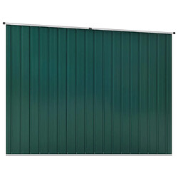 Avis vidaXL Abri de jardin Vert 195x198x159 cm Acier galvanisé