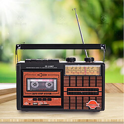 Universal Rétro magnétophone radio portable tout le parc étudiant âgé sans fil disque Bluetooth transcription radio multifonction