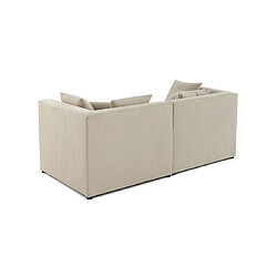 Avis Lisa Design Amalfi - canapé modulable 2 places - en tissu