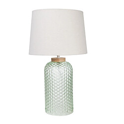 Lampe de bureau Romimex Vert Beige verre 28 x 49 x 28 cm