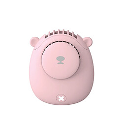 Avis (Rose) Cou d'Ours Mignon Suspendu Usb Chargeant Des Ventilateurs Suspendus Portables de Conception de Cou Paresseux