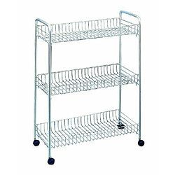 Metaltex Slim deluxe / 341503039 Chariot multiusage 3 étages 56 x 23 x 84 cm Polytherm Import Allemagne